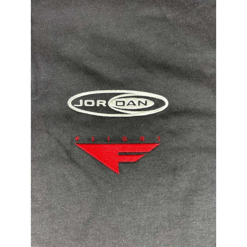 Jordan Flight School Rugby Shirt Mens XXL Black Long Sleeve HF9323-010 NWT